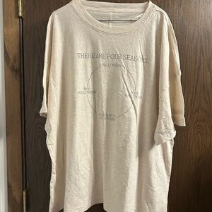 Aerie Halloween cream tee